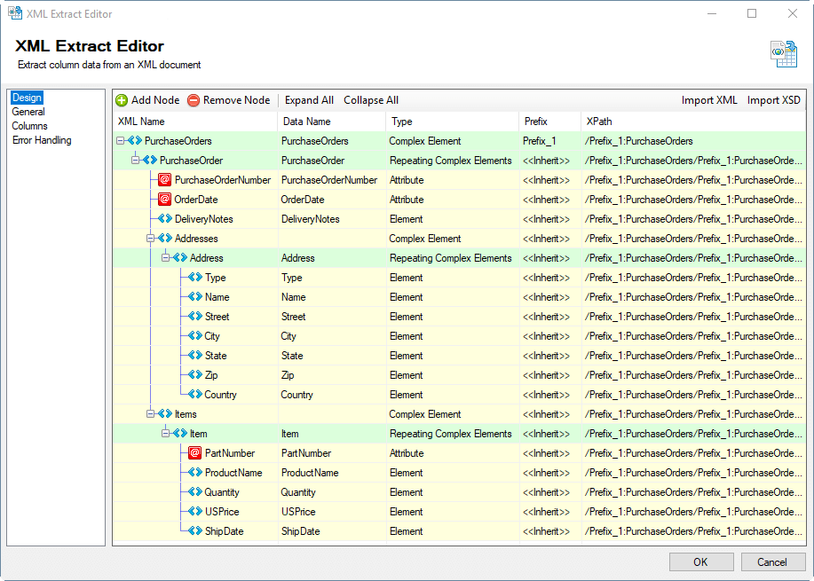 SSIS xml extract